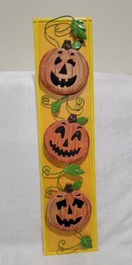 25x6 Halloween Pumpkin Wall Decor